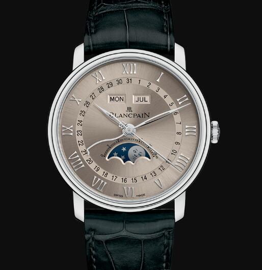 Blancpain Villeret Watch Price Review Quantième Complet Replica Watch 6654 1504 55A